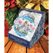 Load image into Gallery viewer, Serenity Angel Glass Ornament Limited Edition by G. DeBrekht - Christmas Decor - 73885