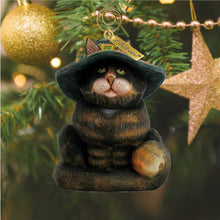 Load image into Gallery viewer, Fifield Halloween Cat Sculpted Hand-Painted Christmas Figurine by G. DeBrekht - Christmas Santa Snowman Decor - 654111