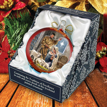 Load image into Gallery viewer, A Star Is Born Glass Ornament Limited Edition by G. DeBrekht - Nativity Holiday Decor - 73909