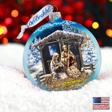 Load image into Gallery viewer, The Prince of Piece Glass Ornament Limited Edition by D. Gelsinger - Nativity Holiday Decor - 73913-DG