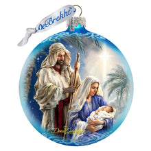 Load image into Gallery viewer, Holy Night Glass Ornament Limited Edition by D. Gelsinger - Nativity Holiday Decor - 73894-1618