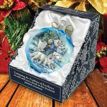 Load image into Gallery viewer, The Wild Spirits of Winter Glass Ornament Limited Edition by J. Bergsma - Christmas Santa Snowman Decor - 73910-JB