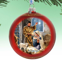 Load image into Gallery viewer, The Lamb of God Glass Ornament Limited Edition by D. Gelsinger - Easter Spring Decor - 73919-DG