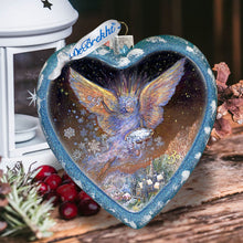 Load image into Gallery viewer, Wings of Love Glass Ornament Limited Edition by Josephine Wall - Nativity Holiday Decor - 738-407-JW