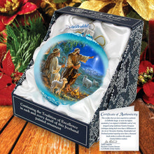 Load image into Gallery viewer, Shepherds Keeping Watch Lg Glass Ornament by D. Gelsinger - Nativity Holiday Decor - 73954
