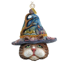 Load image into Gallery viewer, Halloween Cat Sculpted Ornament by G. DeBrekht - 621146