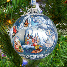 Load image into Gallery viewer, Limited Edition, Oversized Snow Queen Ball Glass Ornament, Christmas Decor - 73852 by G. DeBrekht