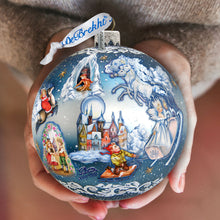 Load image into Gallery viewer, Limited Edition, Oversized Snow Queen Ball Glass Ornament, Christmas Decor - 73852 by G. DeBrekht