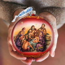 Load image into Gallery viewer, Nostalgic Family Nativity Glass Ornament Limited Edition by G. DeBrekht - Nativity Holiday Decor - 73881R