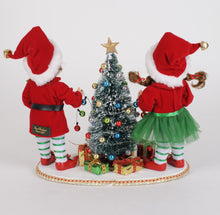 Load image into Gallery viewer, Karen Didion Originals CC09-27 Lighted Tree Trimming Elf Set