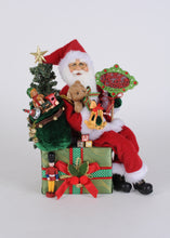 Load image into Gallery viewer, Karen Didion Originals CC14-14 Lighted Merry Christmas Santa