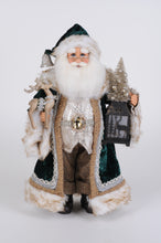 Load image into Gallery viewer, Karen Didion Originals CC16-183 Lighted Woodland Emerald Santa