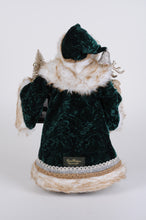 Load image into Gallery viewer, Karen Didion Originals CC16-183 Lighted Woodland Emerald Santa