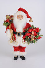 Load image into Gallery viewer, Karen Didion Originals CC16-213R Lighted Berry Wreath Santa