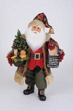 Load image into Gallery viewer, Karen Didion Originals CC16-220 Lighted Wine & Cheese Sampling Santa