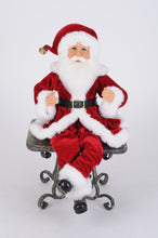 Load image into Gallery viewer, Karen Didion Originals CC16-224 Traditional Poseable Santa (Set of 2)