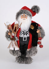 Load image into Gallery viewer, Karen Didion Originals CC16-274 Black Bear Ski Santa