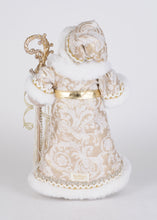 Load image into Gallery viewer, Karen Didion Originals CC18-102 Lighted Gold Royale Santa