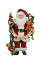 Load image into Gallery viewer, Karen Didion Originals CC18-38 Lighted Musical Christmas Santa