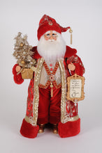 Load image into Gallery viewer, Karen Diidion Originals CC18-73 Lighted Scarlet Jeweled Santa