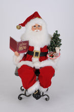 Load image into Gallery viewer, Karen Didion Originals CC20-60 Lighted Story Time Sitting Santa