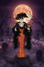 Load image into Gallery viewer, Karen Didion Originals HA22-07R Wine Divine Lady Skeleton (orange)