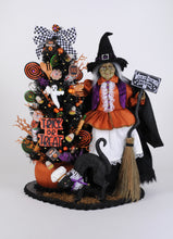 Load image into Gallery viewer, Karen Didion Originals HASC-09 Lighted Tricks or Treats Kitchen Witch
