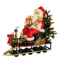 Load image into Gallery viewer, Karen Didion Originals SC-45 Lighted Merry Christmas Train Santa