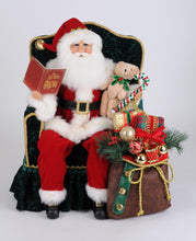 Load image into Gallery viewer, Karen Didion Originals SC-58 Night Before Christmas Small Chair Santa