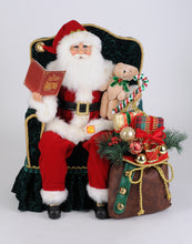 Load image into Gallery viewer, Karen Didion Originals SC-58 Night Before Christmas Small Chair Santa