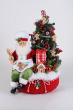 Load image into Gallery viewer, Karen Didion Originals SC-61 Lighted Gingerbread Santa Bag