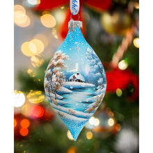 Load image into Gallery viewer, Classical Drops Glass Ornament Set of 3 by G. DeBrekht - Christmas Decor - 74121-B3