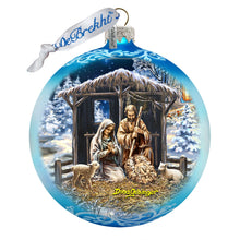 Load image into Gallery viewer, The Prince of Piece Glass Ornament Limited Edition by D. Gelsinger - Nativity Holiday Decor - 73913-DG
