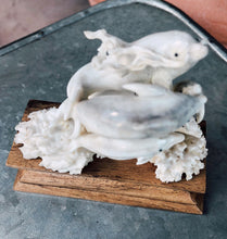 Load image into Gallery viewer, hand carved bone dolphins