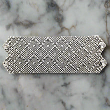 Load image into Gallery viewer, sg liquid metal b26-as antique silver bracelet by sergio gutierrez 3" x 7.5"