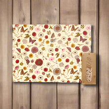 Load image into Gallery viewer, bee's wrap vegan meadow magic bread wrap