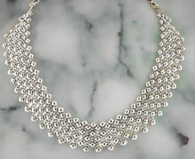 Load image into Gallery viewer, sg liquid metal n17-as antique silver necklace by sergio gutierrez