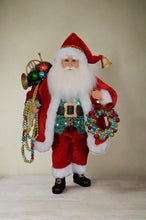 Load image into Gallery viewer, karen didion originals beads with wreath santa