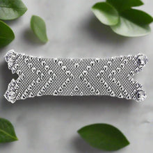 Load image into Gallery viewer, sg liquid metal b105-as antique silver bracelet by sergio gutierrez 7"