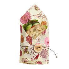 Load image into Gallery viewer, bee's wrap vegan meadow magic sandwich wrap