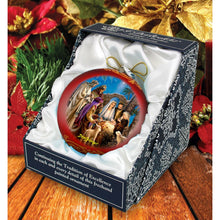 Load image into Gallery viewer, Holy Night Nativity Glass Ornament Limited Edition by D. Gelsinger - Nativity Holiday Decor - 73898-1208
