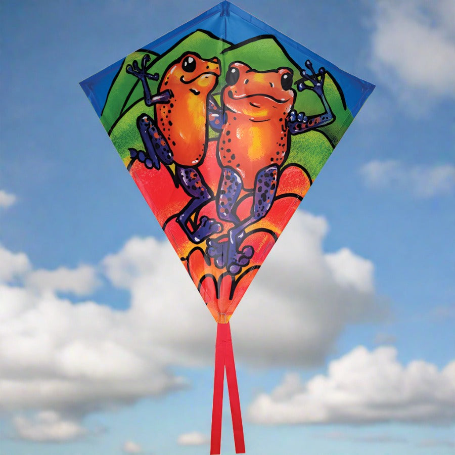 Premier Kites 30 in. Diamond Kite - Poison Dart Frogs