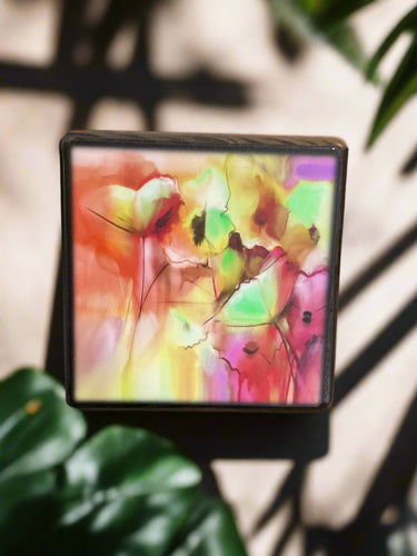 Illustrated Light Art Block-Floral 