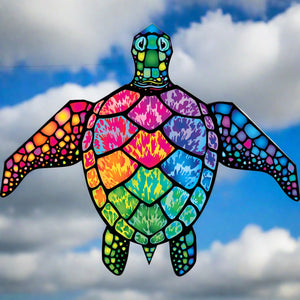 Premier Kites Large Sea Turtle Kite - Rainbow