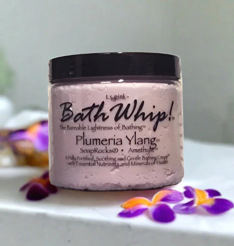 T.S Pink Foaming Mineral BathWhip Soap- Plumeria Ylang (Amethyst)