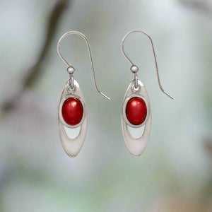 Silver Forest Earrings- NE-1838C