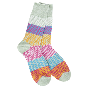 Crescent Sock Company Weekend Gallery Crew- Sage