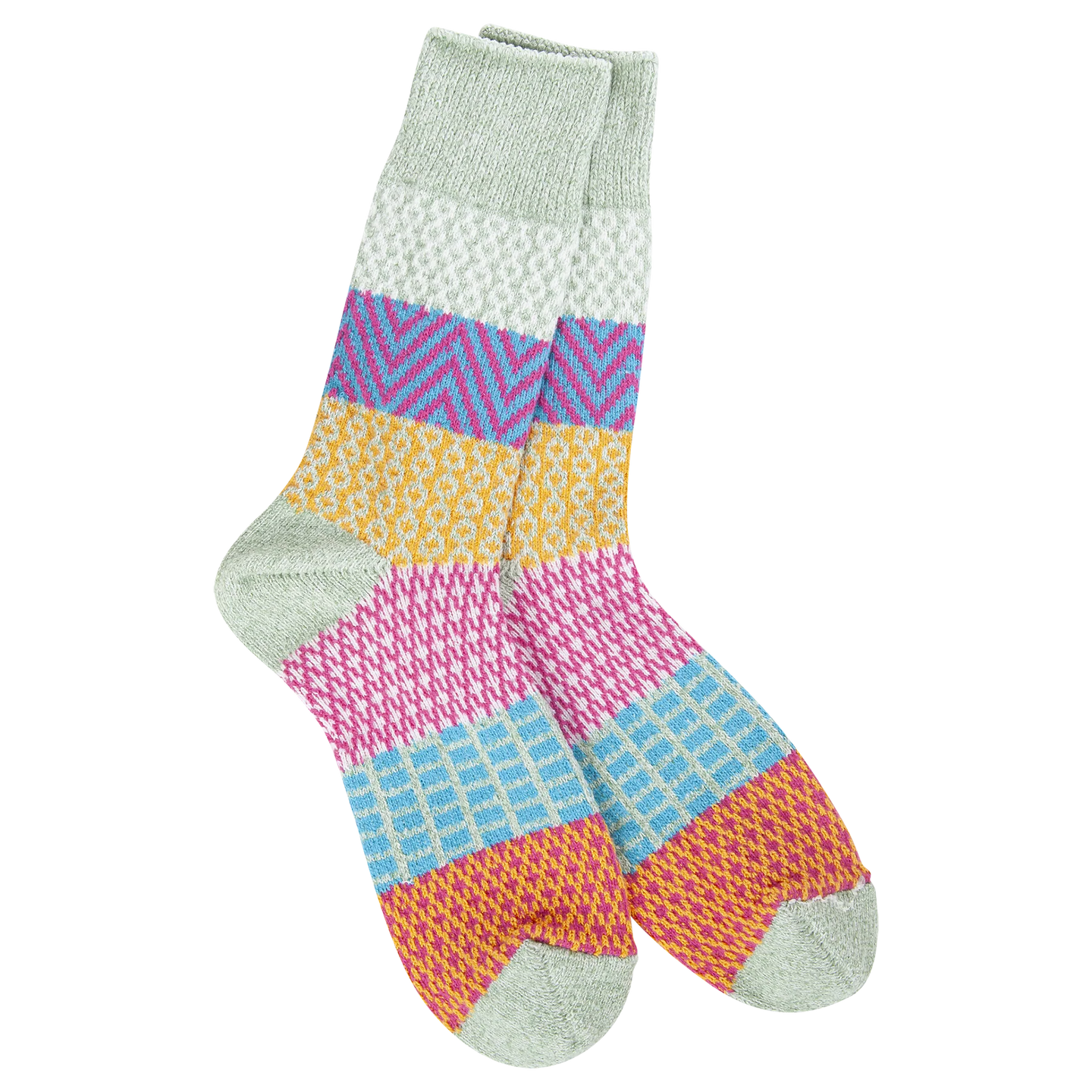 Crescent Sock Company Weekend Gallery Crew- Sage