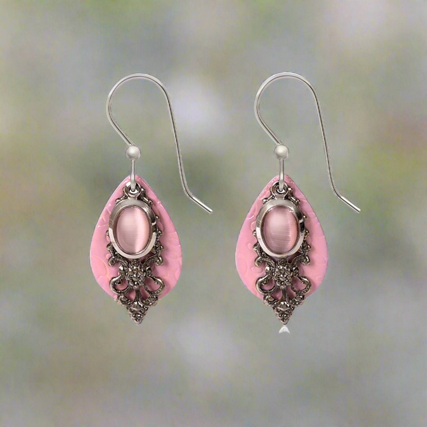 Silver Forest Earrings-NE-0936B