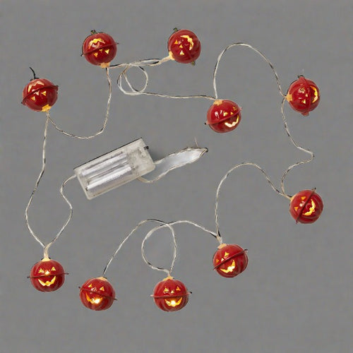 Tag LTD. jack-o-lantern led string lights - orange